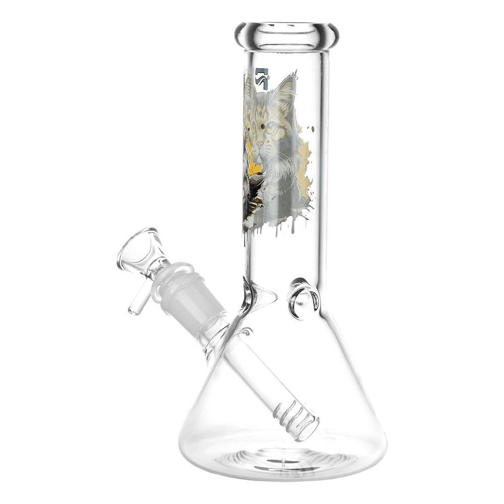 Pulsar Lynx Leer Beaker Bong | Back View