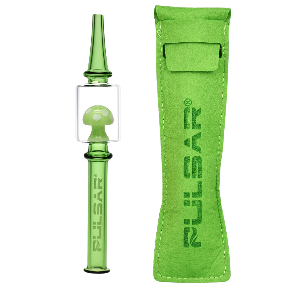 Pulsar Magic Mushroom Dab Straw | Green