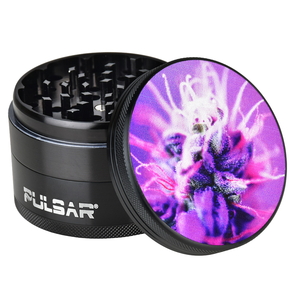 Pulsar Metal Herb Grinder | Flowering