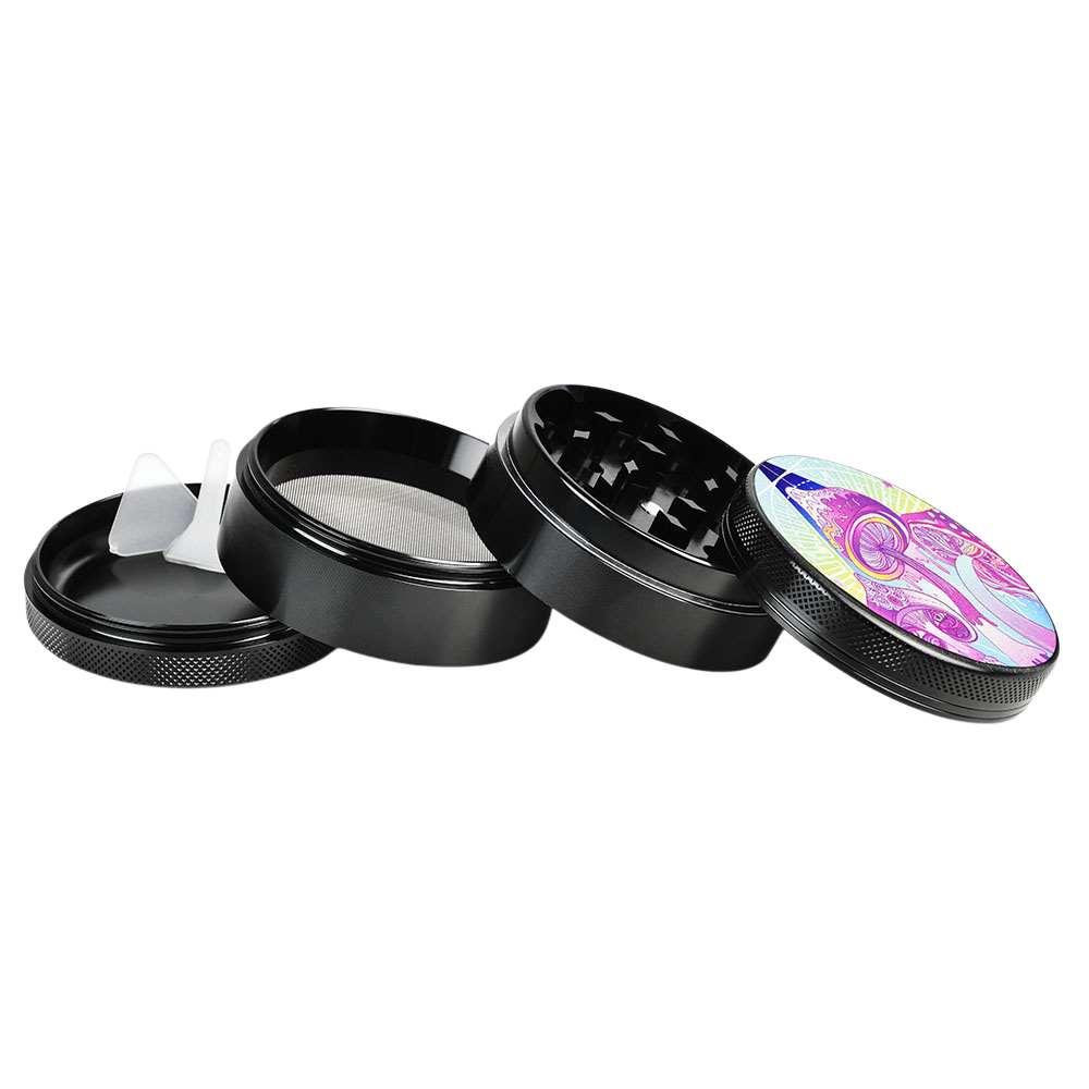 Pulsar Metal Herb Grinder | Melting Shrooms | Pieces