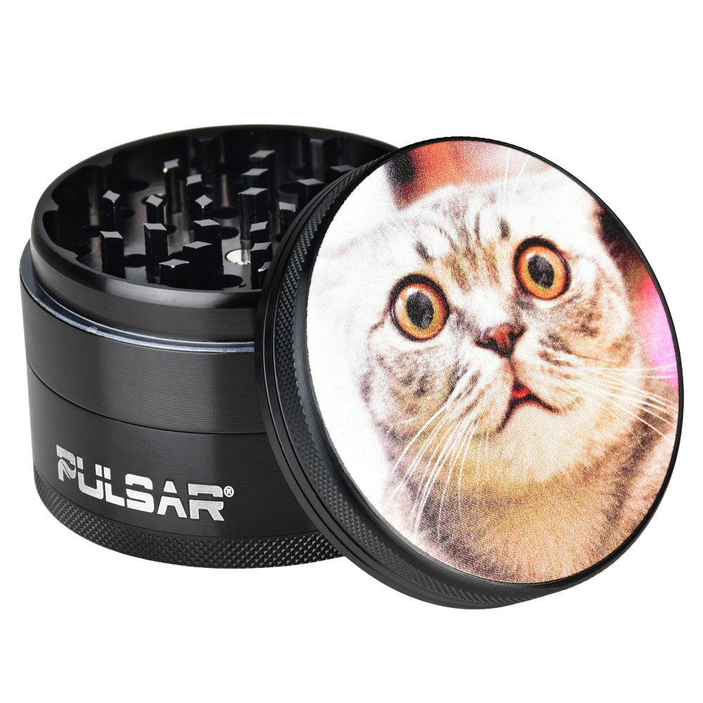 Pulsar Metal Herb Grinder | Stoned Cat