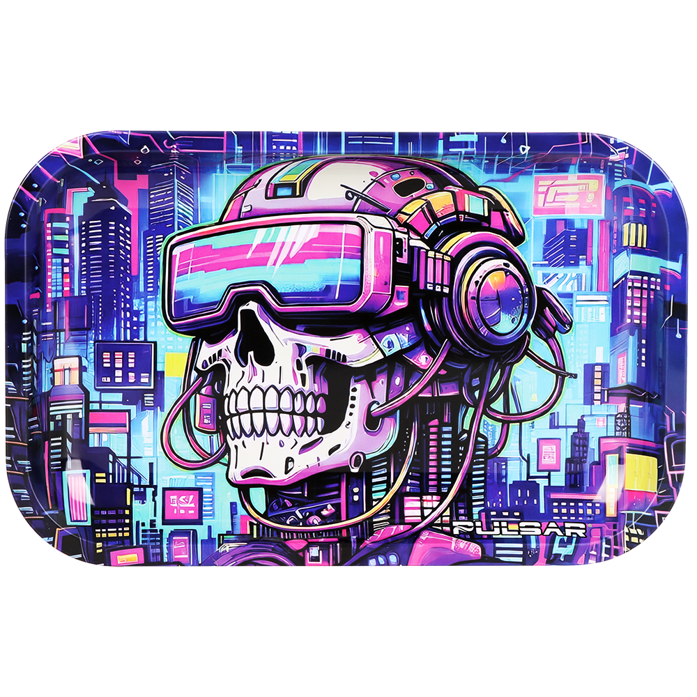 Pulsar Metal Rolling Tray | Cyber Pilot