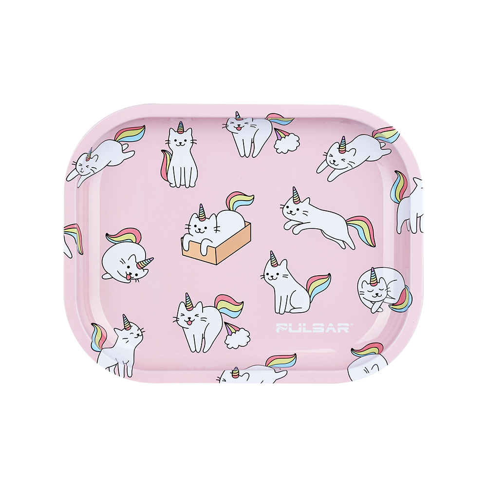 Pulsar Mini Metal Rolling Tray | Caticorns