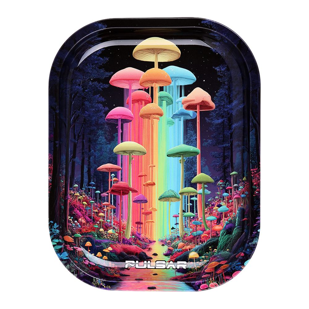 Pulsar Mini Metal Rolling Tray | Shroom Towers