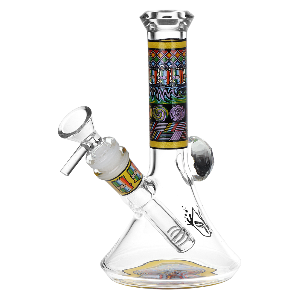 Pulsar Mosaic Bart Beaker Bong | Front View
