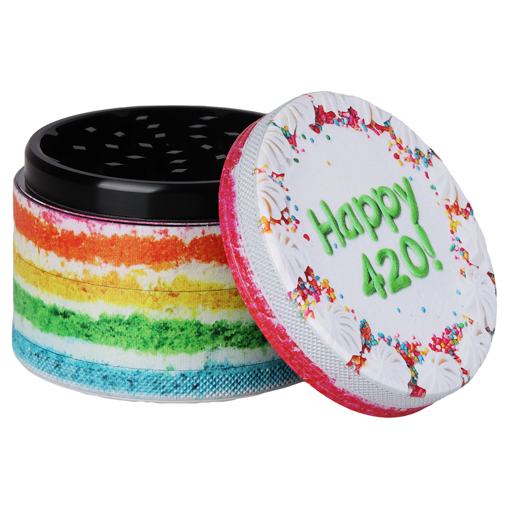 Pulsar OBJEX Series Grinder | Happy 420 | Open View