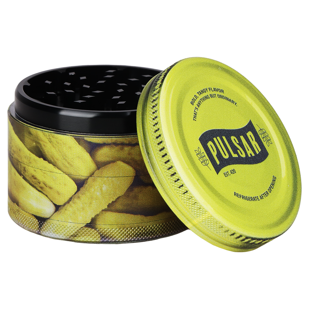 Pickle Jar 4pc Metal Grinder | Design Series Weed Grinders