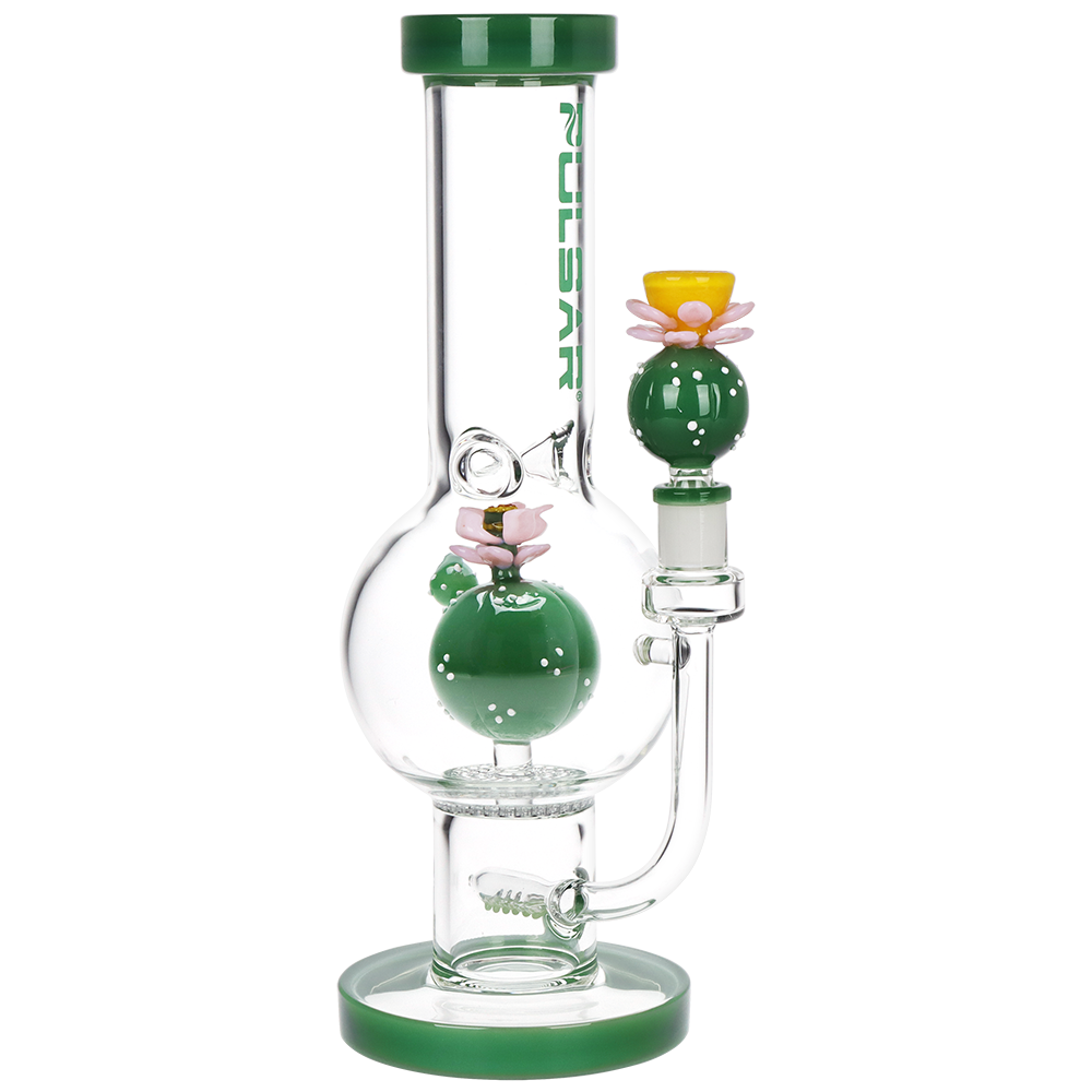Pulsar Peyote Bloom Bubble Bong | Front View