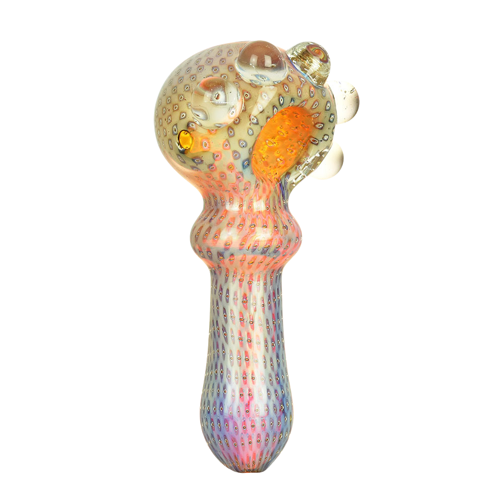 Pulsar Portal Bubble Matrix Spoon Pipe | Rose Blush