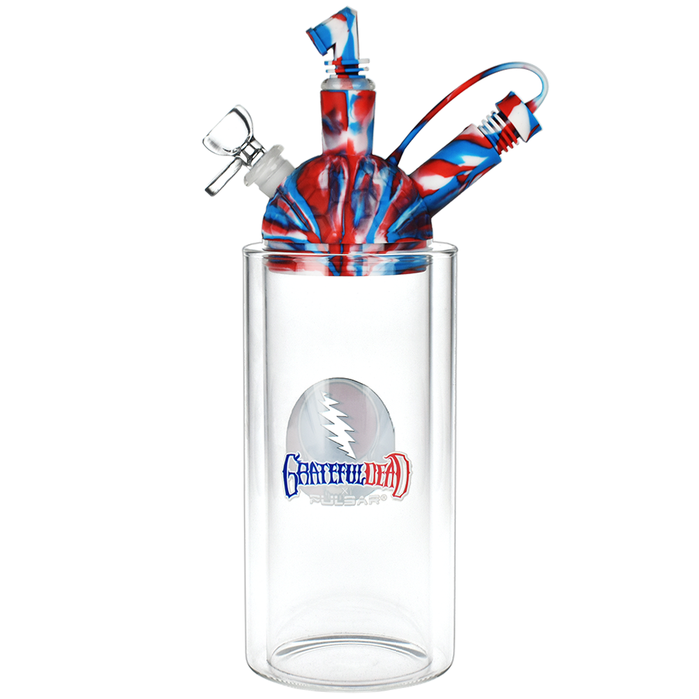 Pulsar RIP Series Gravity Bong | Grateful Dead Steal Your Face | Back View