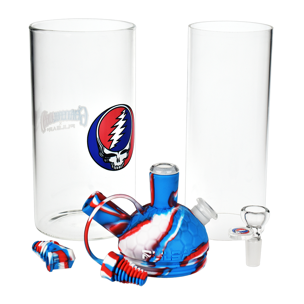 Pulsar RIP Series Gravity Bong | Grateful Dead Steal Your Face | Contents