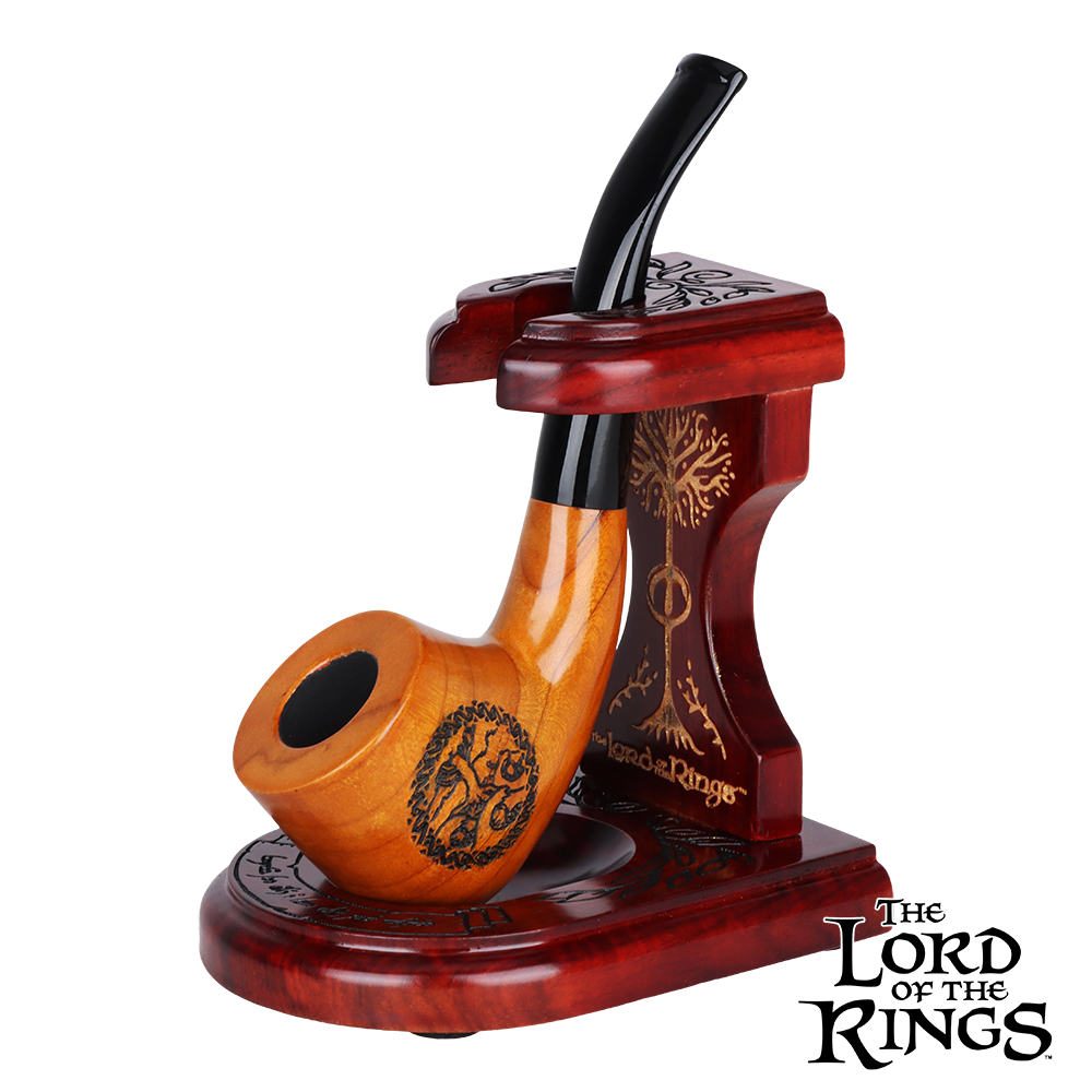 Smoking Pipe & MIDDLE-EARTH™ Stand Bundle | Shire Pipes™ x The Lord of the Rings™ | Home Again Design