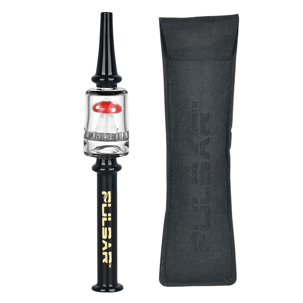 Pulsar Shroom Diffuser Dab Straw | Black