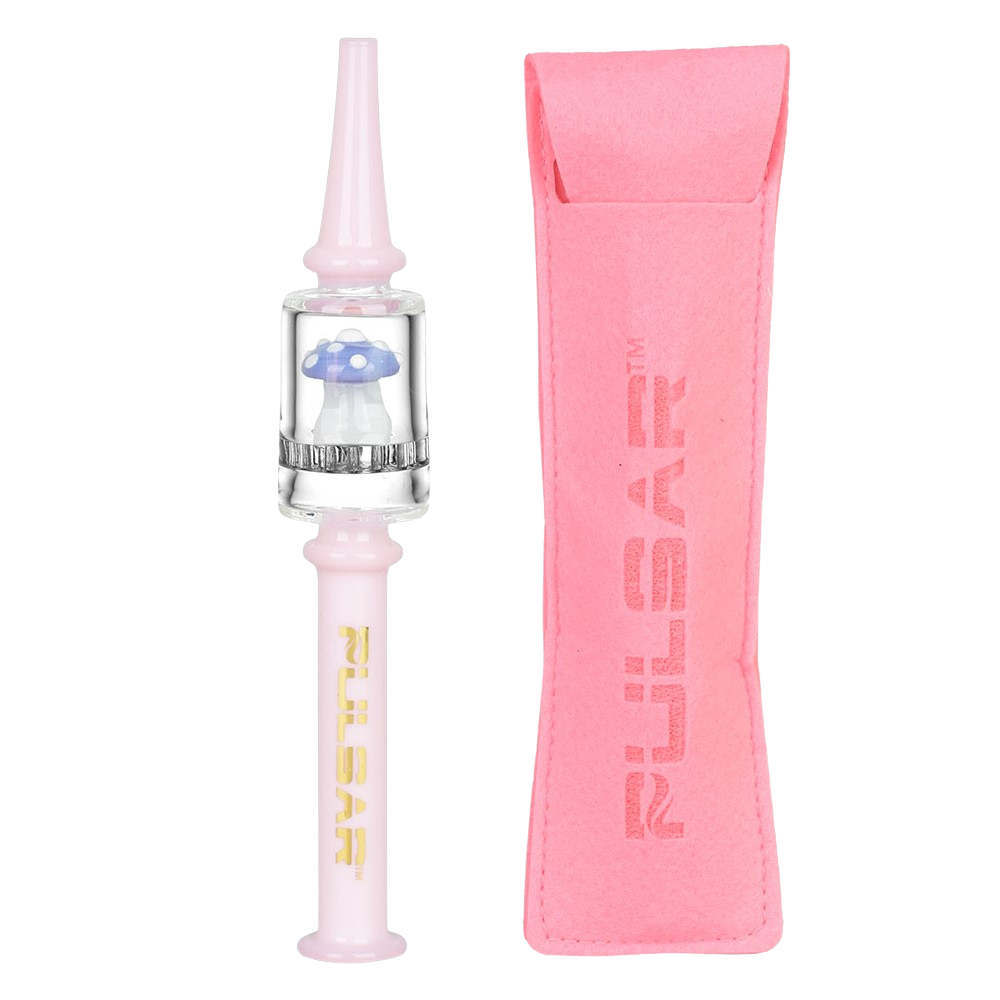 Pulsar Shroom Diffuser Dab Straw | Pink