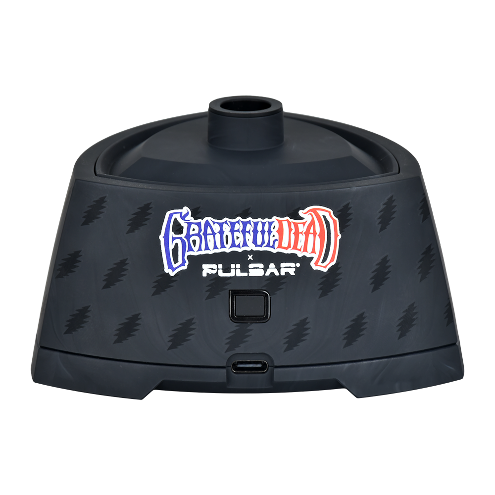 Pulsar x Grateful Dead Sipper Concentrate & 510 Cartridge Vaporizer | Base Front View