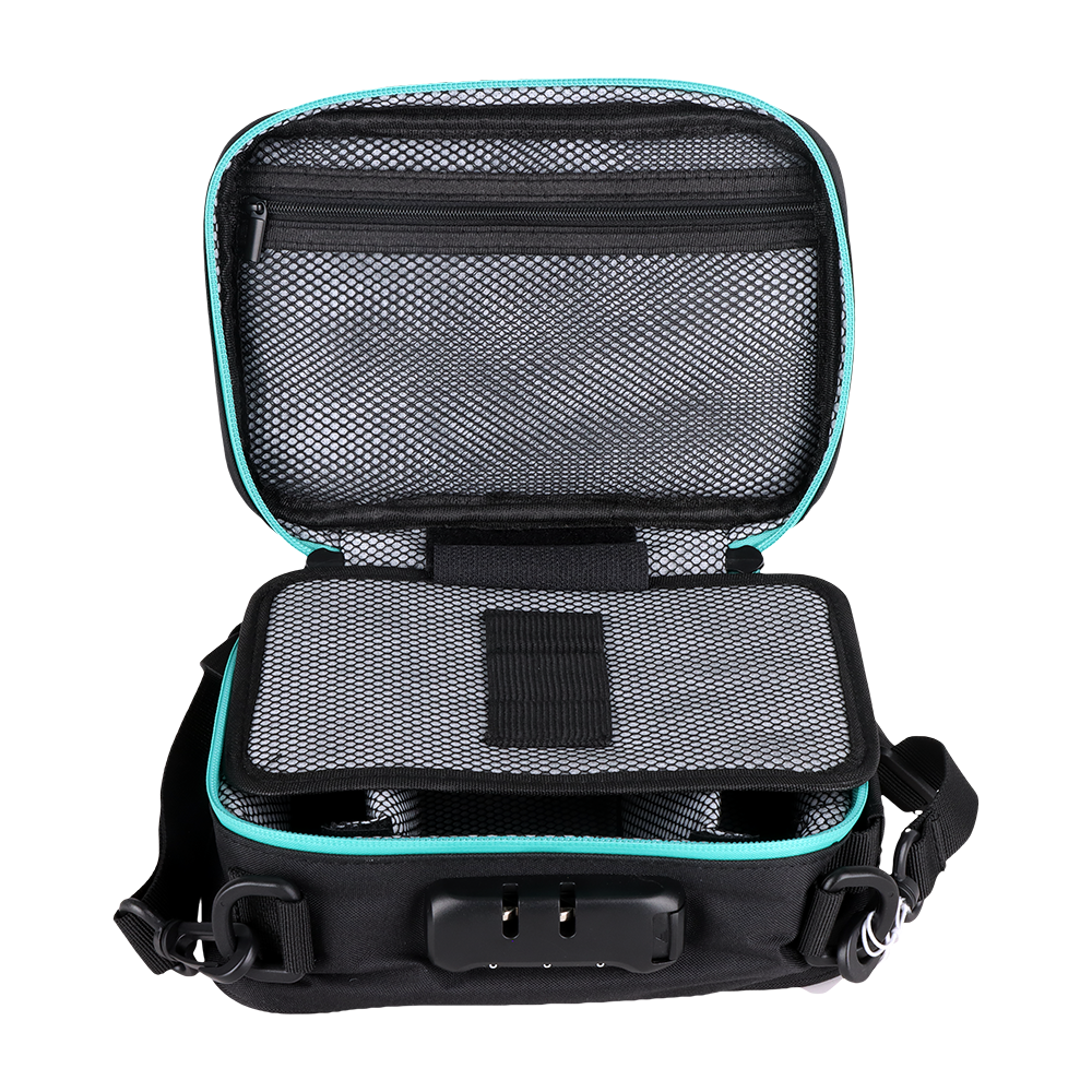 Pulsar Smell Proof Lockable Stash Bag | Zippered Mesh Accessory Pocket