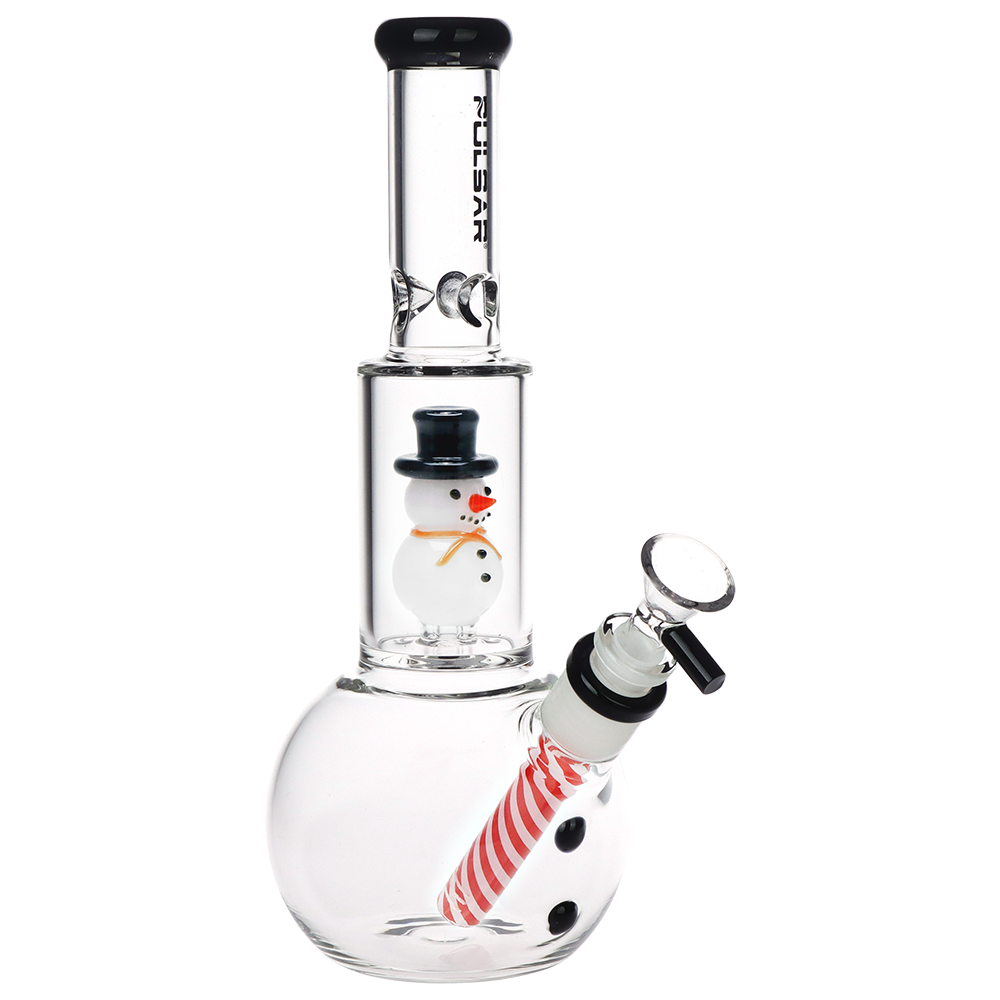 Pulsar Stoney Snowman Bubble Bong | Front View