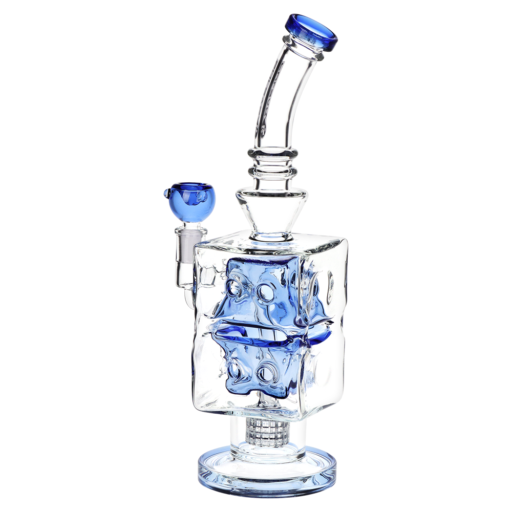 Pulsar Swiss Block Double Stack Bong | Back View
