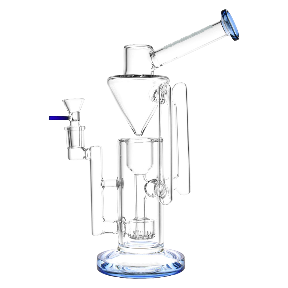 Pulsar Thinker Gravity Recycler Bong | Side View
