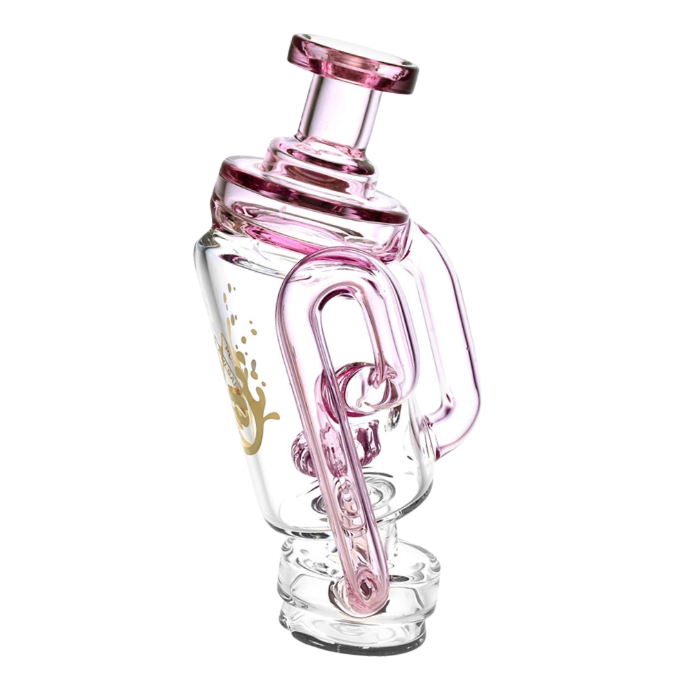 Pulsar Upright Recycler Rig for Puffco Peak Series | Pink