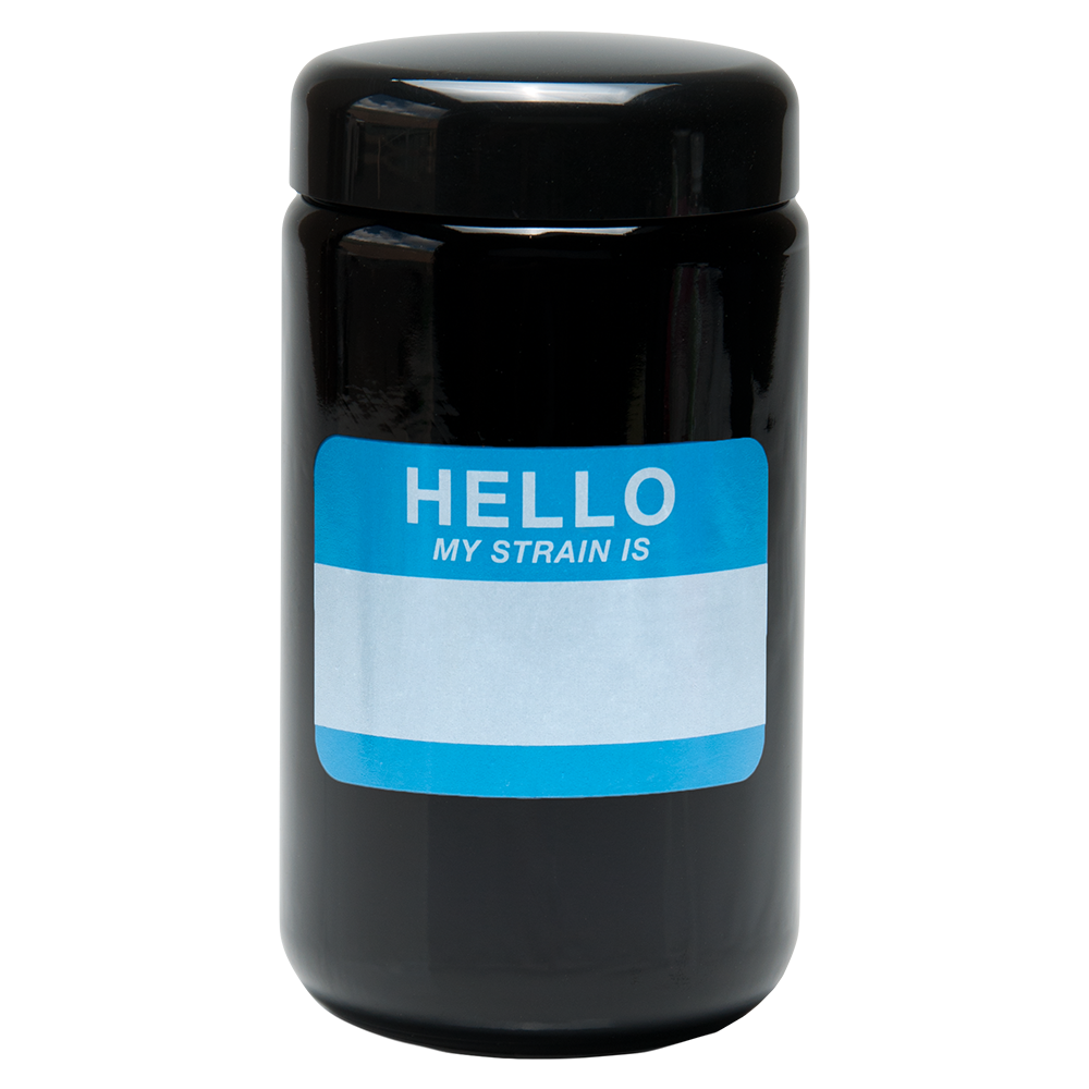 Pulsar Write & Erase UV Screw Top Jar | Hello My Strain Is | Extra Large Size