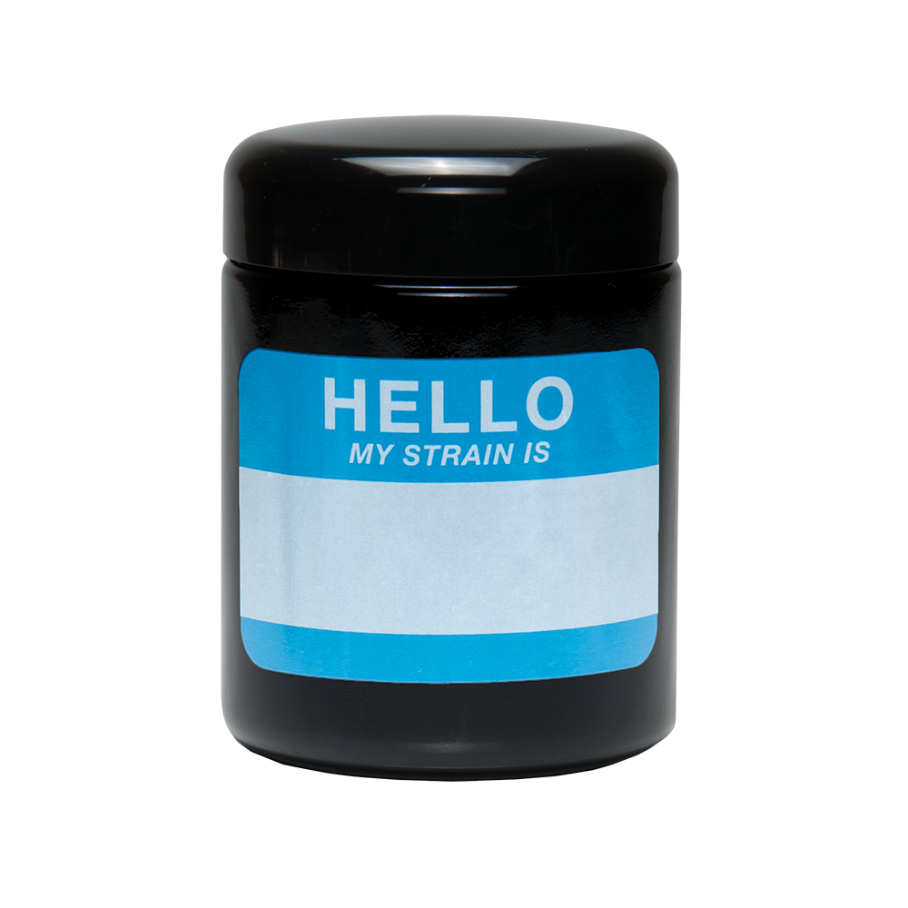Pulsar Write & Erase UV Screw Top Jar | Hello My Strain Is | Large Size