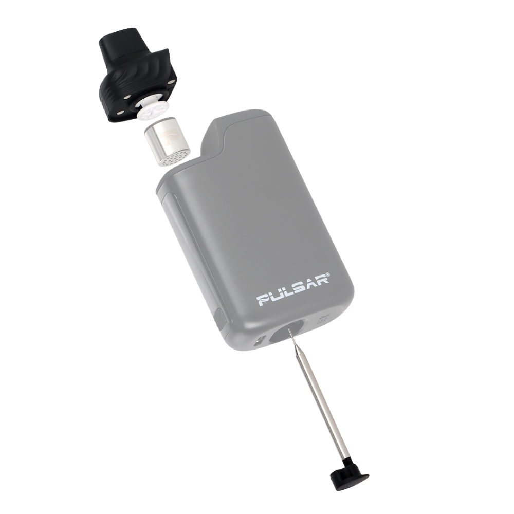 Pulsar Voyager Vape Bar Mouthpiece & Stir Tool Set | Exploded View