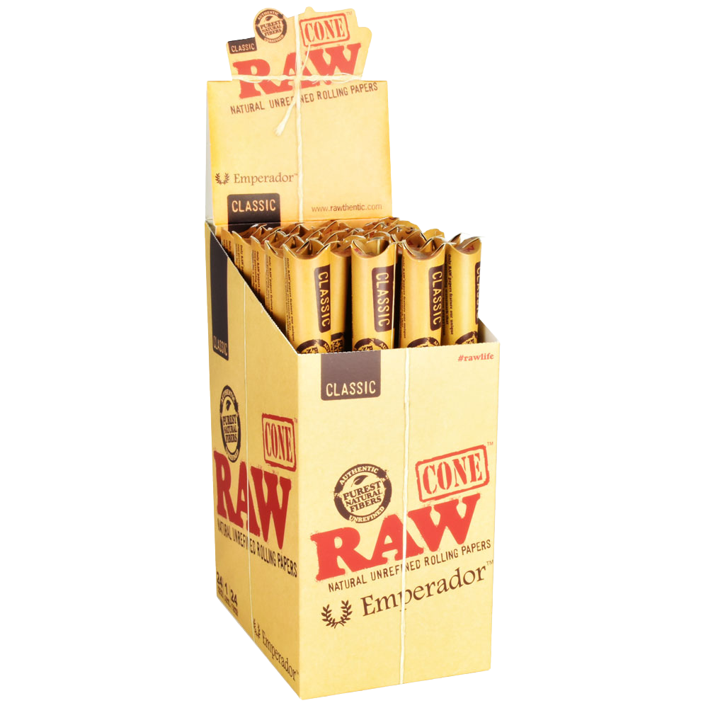 RAW Classic Emperador Cones | Full Box