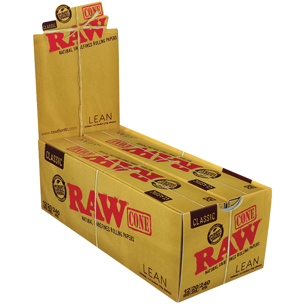 RAW Classic Lean Cones | Full Box