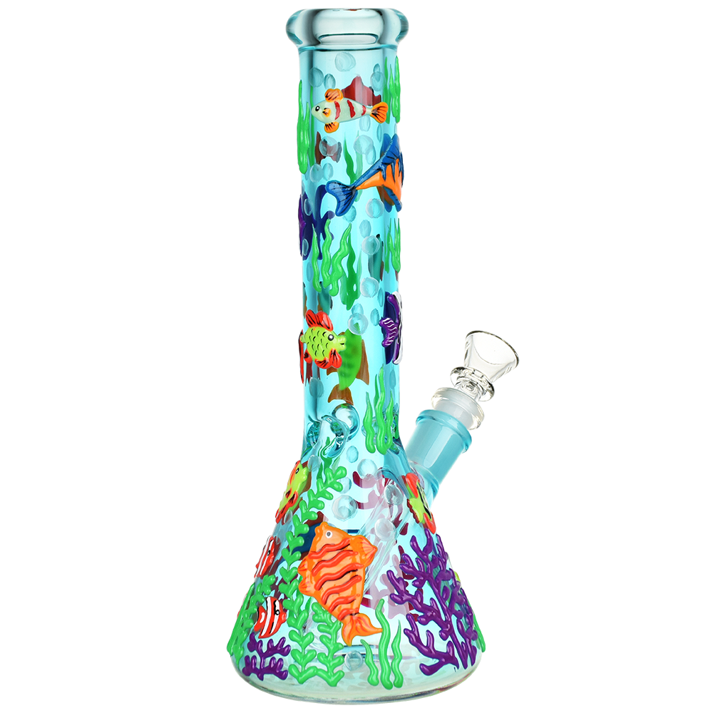 Reef Riot Glow Beaker Bong | Back View