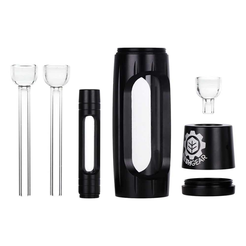 SeshGear 2-in-1 Modular Bubbler Hand Pipe | All Pieces