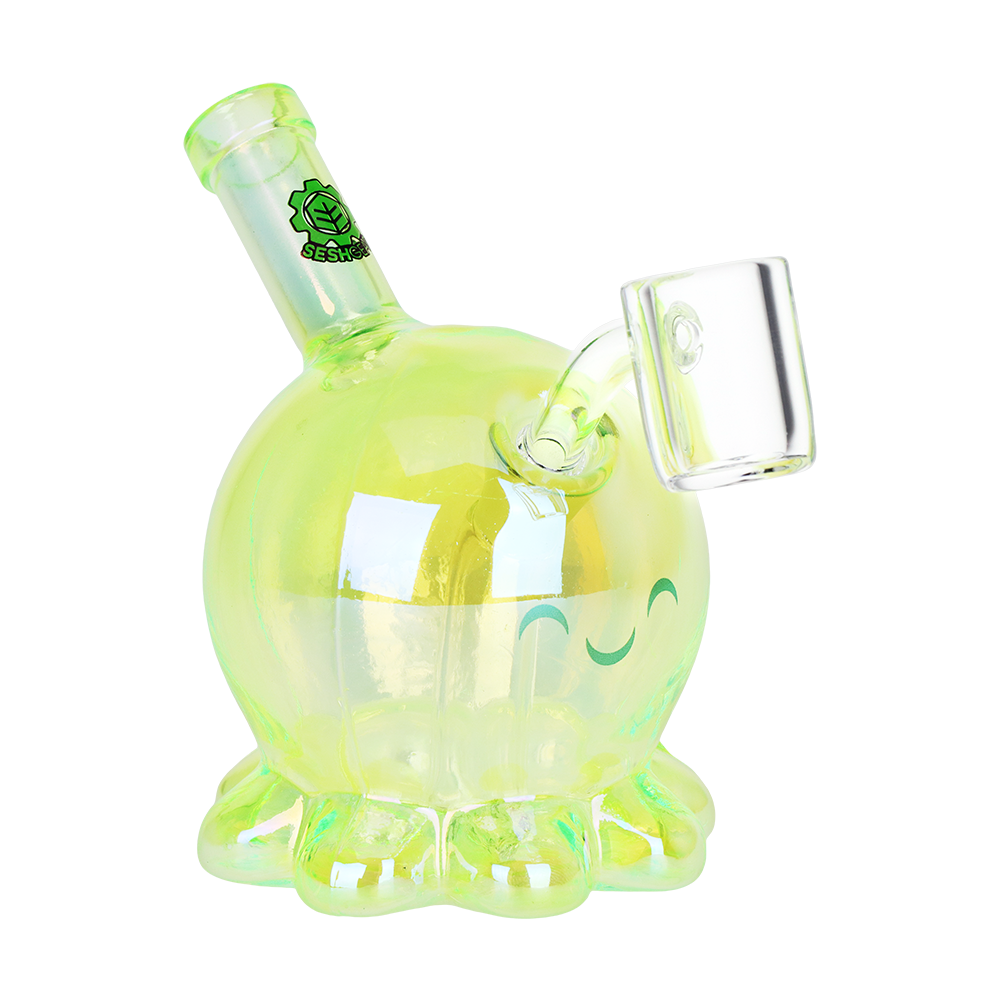 SeshGear Adorable Octopus Mini Dab Rig | Green