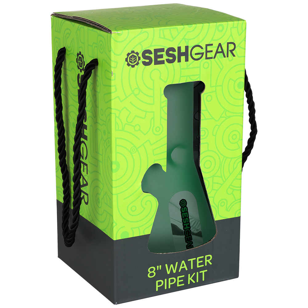SeshGear Beaker Dual Use Smoker's Kit | Packaging Front View