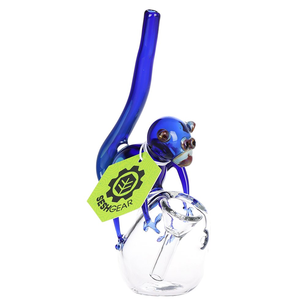 SeshGear Blue Monkey Bubbler