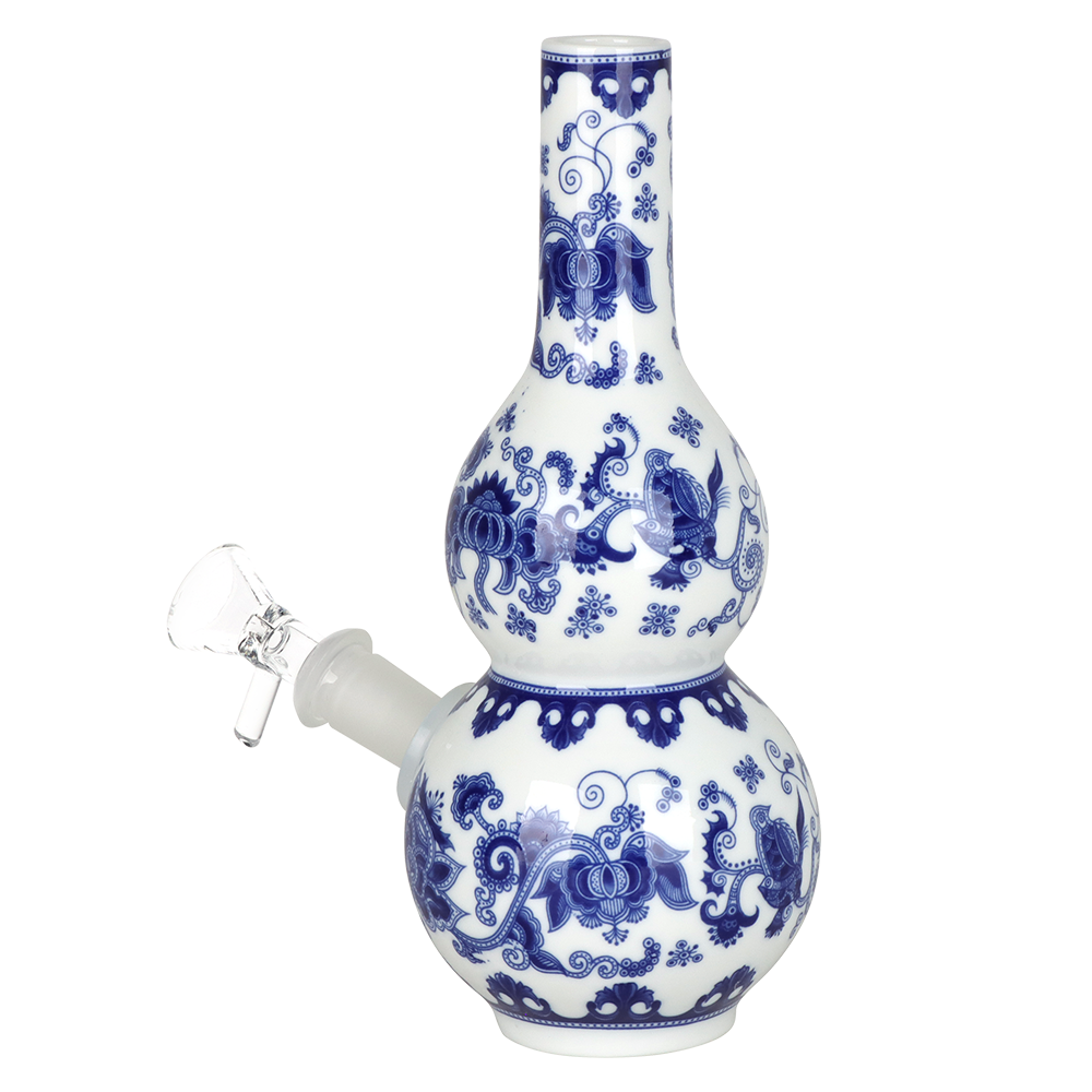 SeshGear Ceramic China Double Vase Bong | Back View