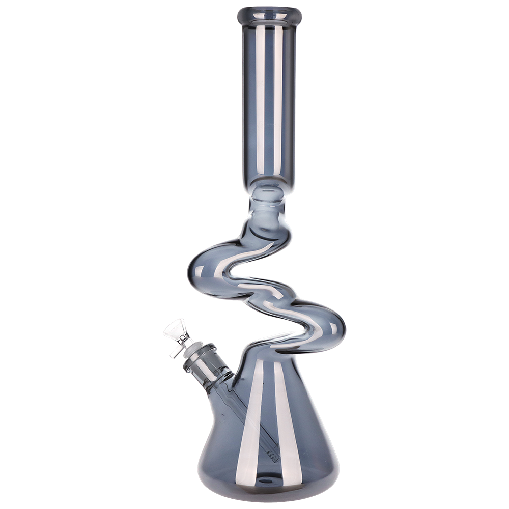 SeshGear Chromatic Bendy Beaker Bong | Gray