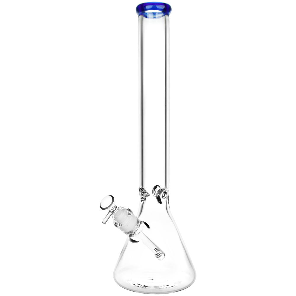 SeshGear Classic Glass Beaker Bong | Extra Large Size | Blue