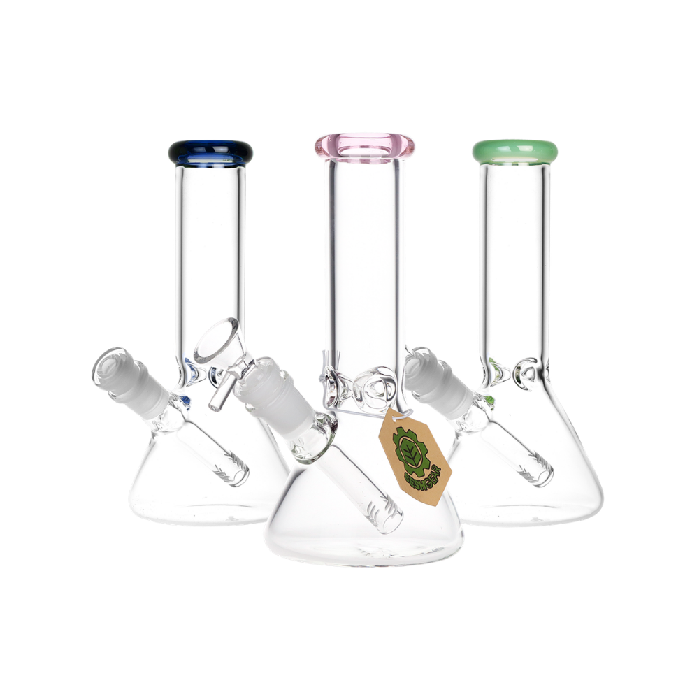 SeshGear Classic Glass Beaker Bong | Extra Small Size | Group