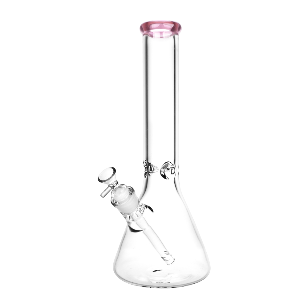 SeshGear Classic Glass Beaker Bong | Large Size | Pink