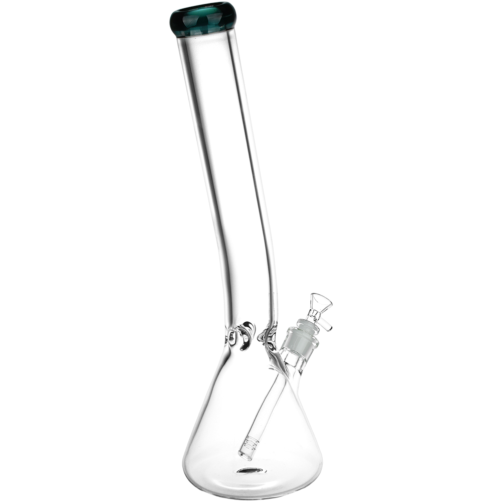 SeshGear Classic Glass Bent Neck Beaker Bong | Extra Large Size | Back View