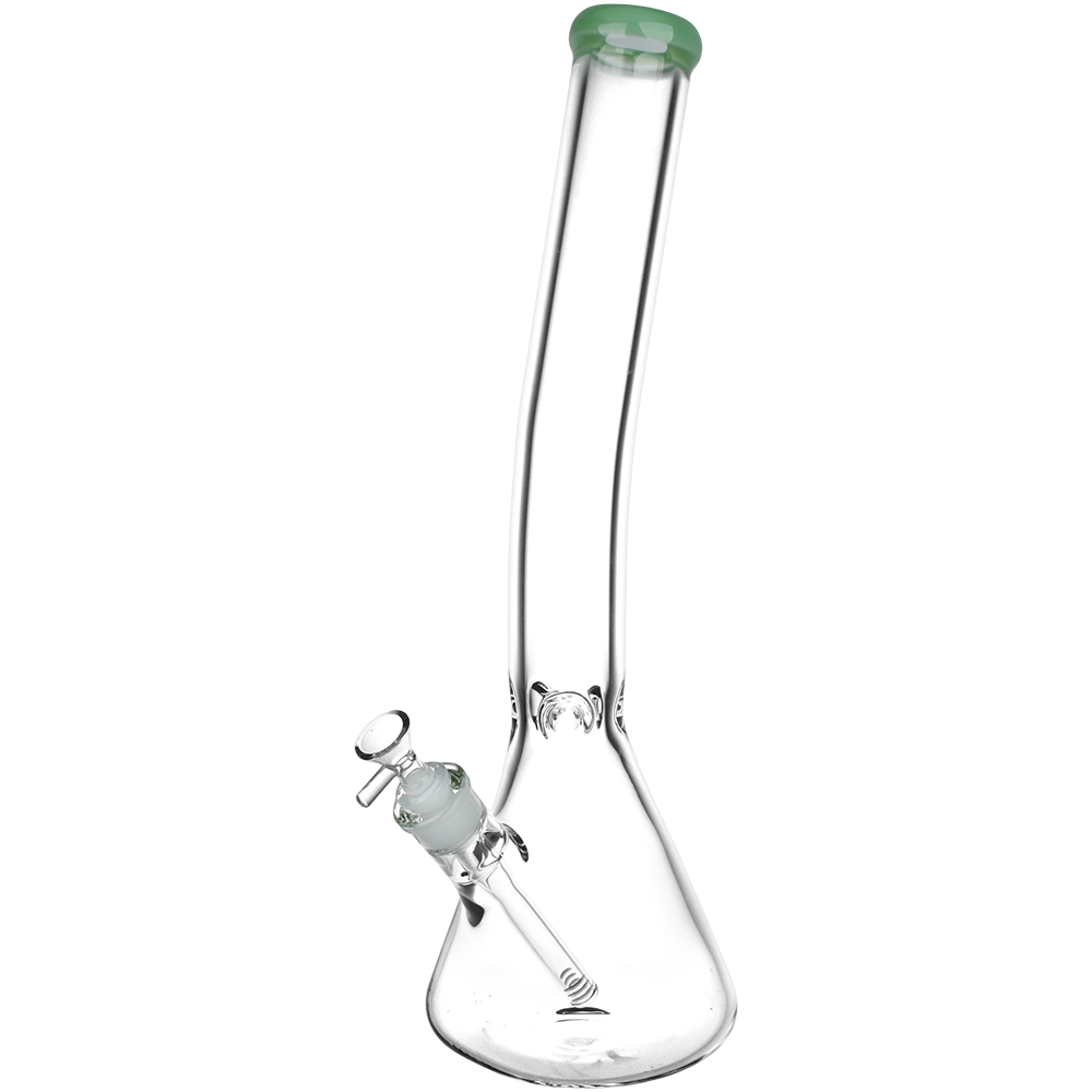 SeshGear Classic Glass Bent Neck Beaker Bong | Extra Large Size | Front View