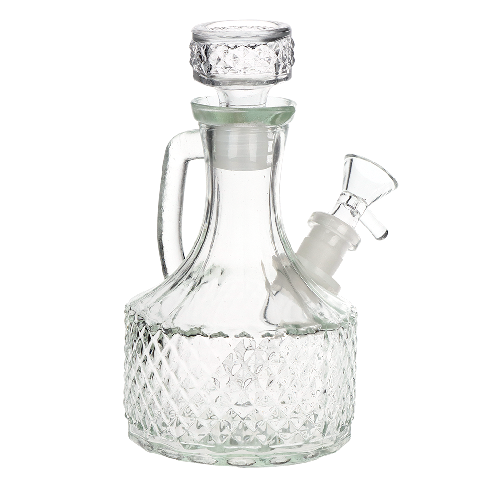 SeshGear Diamond Curio Vintage Decanter Bong | Back View