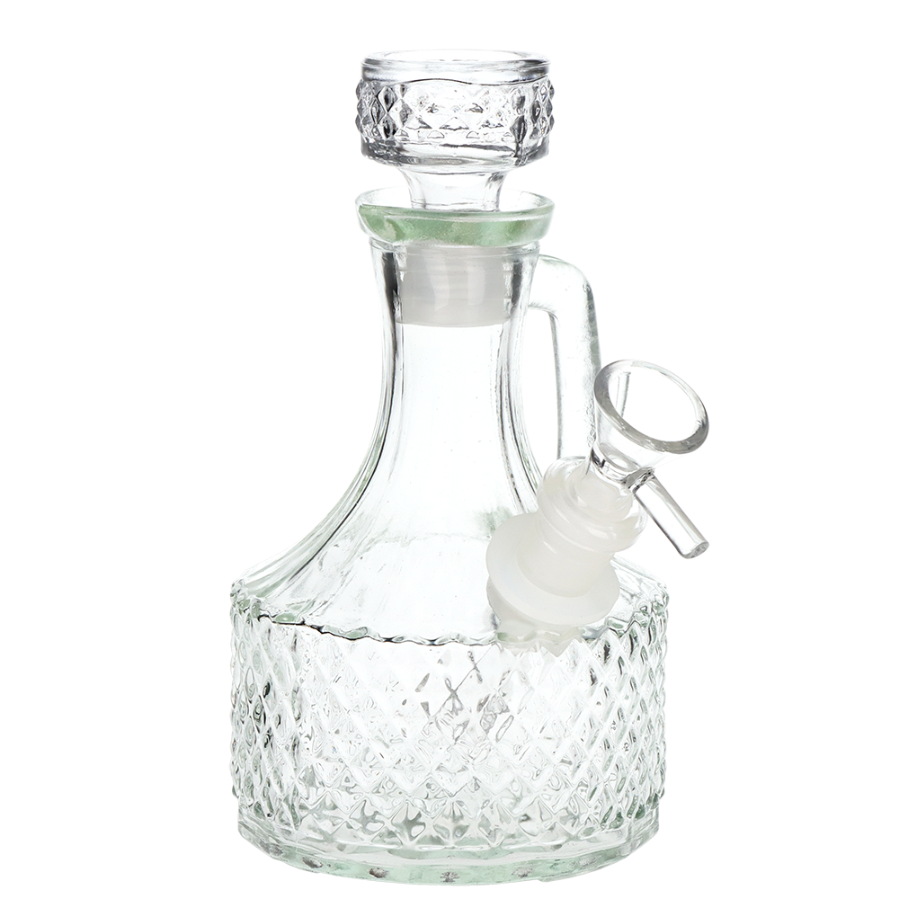 SeshGear Diamond Curio Vintage Decanter Bong | Front View