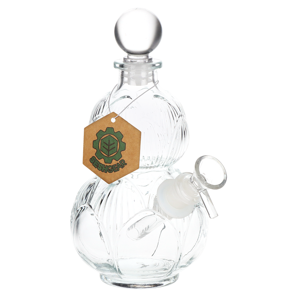 SeshGear Double Deco Vintage Decanter Bong | Front View
