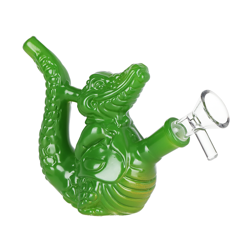 SeshGear Grinning Gator Bong | Front View