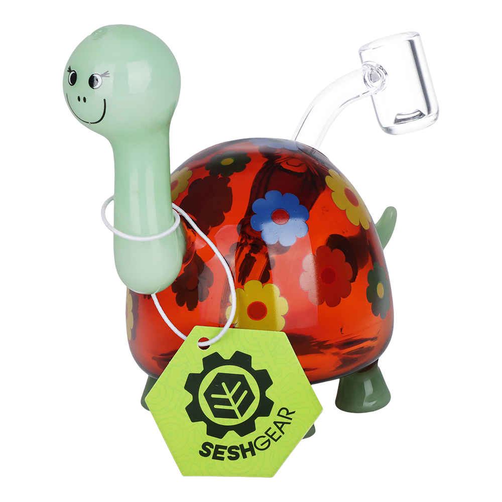 SeshGear Hippie Turtle Dab Rig | Back View