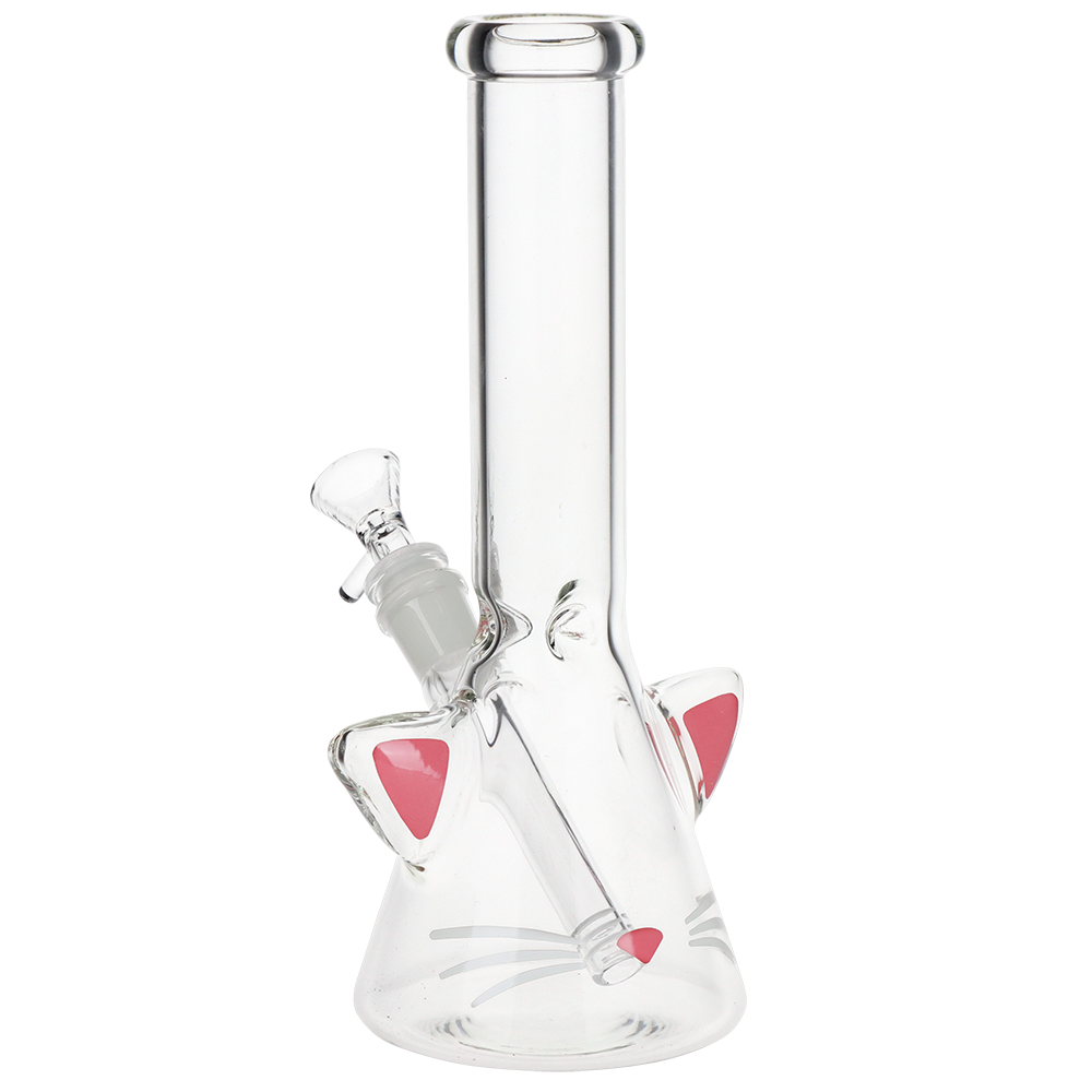 SeshGear Kitty Whiskers Beaker Bong | Side View