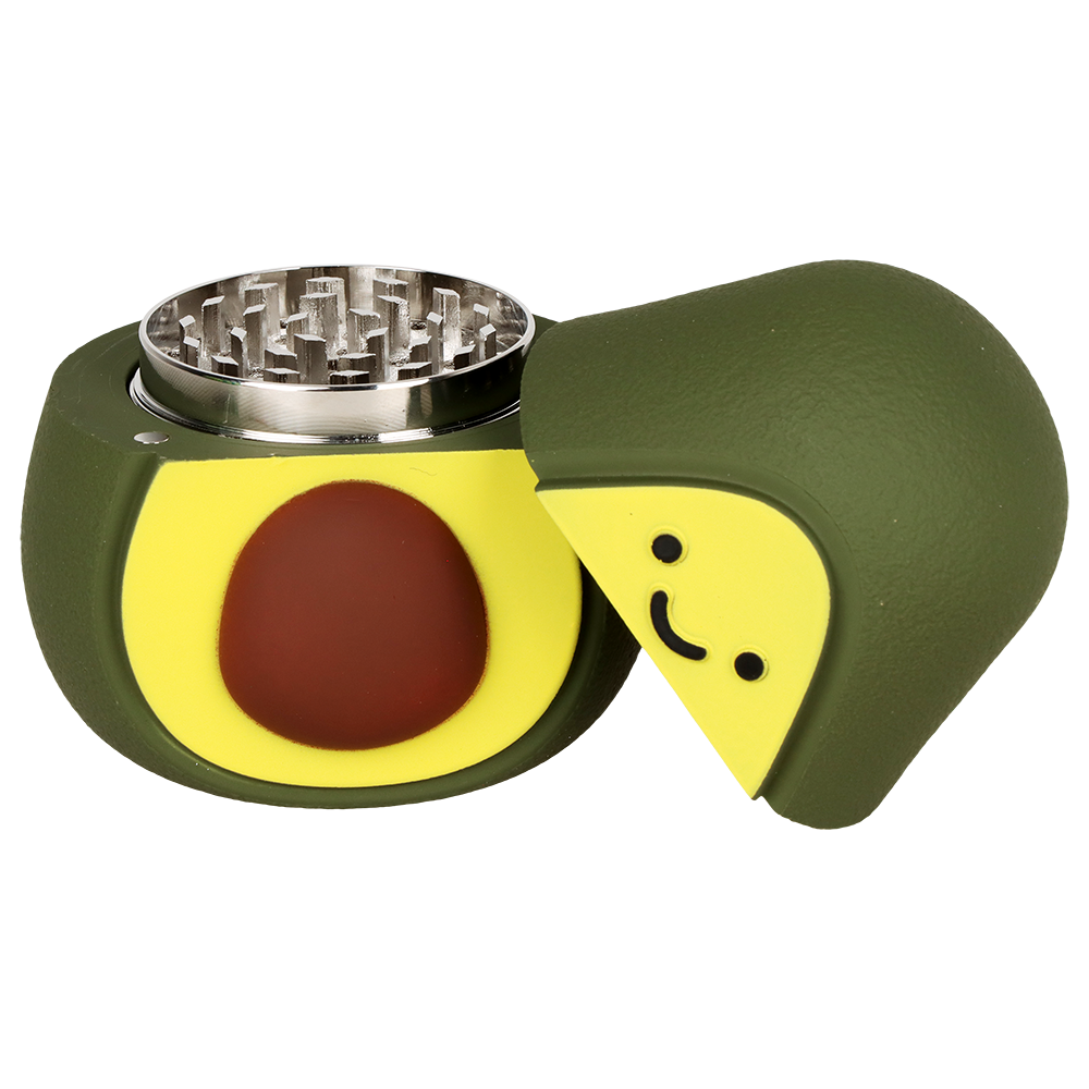 SeshGear Mixed Fruit Grinder | Avocado | Open View
