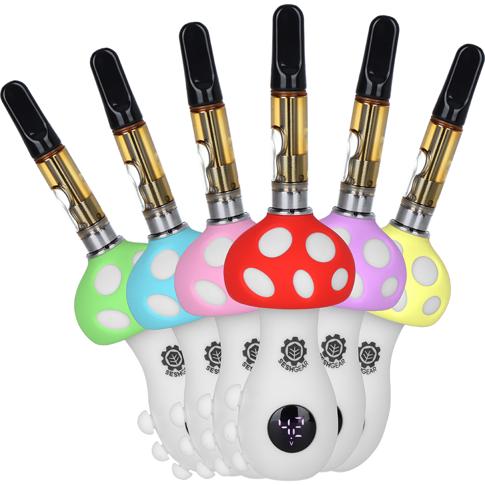 SeshGear Mushroom 510 Cartridge Battery | Best Cart Vapes