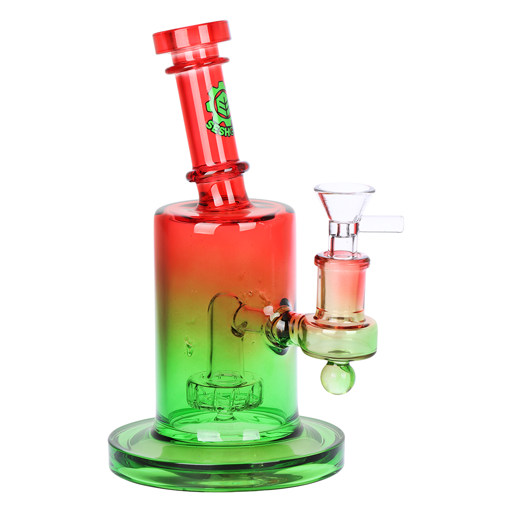 SeshGear Ombre Laid Back Bong | Red Green Gradient